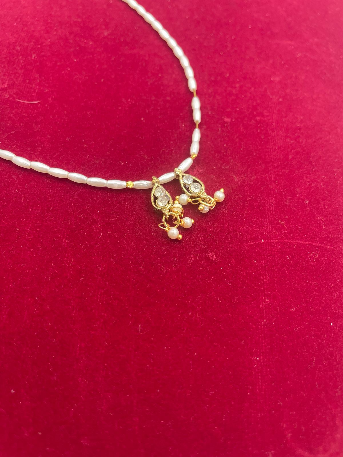 Pushpa Creation Invisible Necklace for Women and Girls Clear Cord Floating Pendant Choker Dainty Minimalist Jewelry