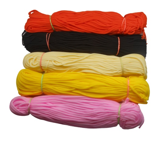 PUSHPA CREATION Macrame Cord/threads soft 4mm five colour set