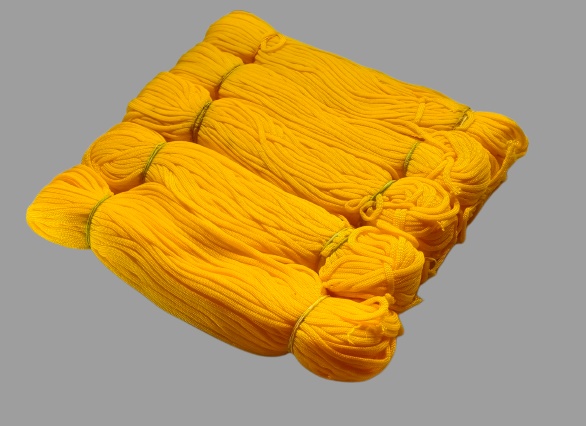 Pushpa Creation  Nylon Macrame threads for crafting and knoting  Haldi colour set of 5