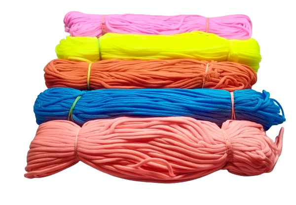 PUSHPA CREATION Macrame Threads /cord 4mm 5 colour set for Making of Macrame wall Hanging and Other Macrame Project