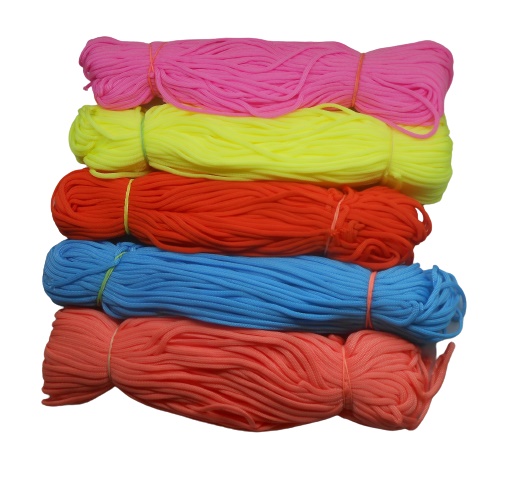 PUSHPA CREATION Macrame Threads /cord 4mm 5 colour set for Making of Macrame wall Hanging and Other Macrame Project
