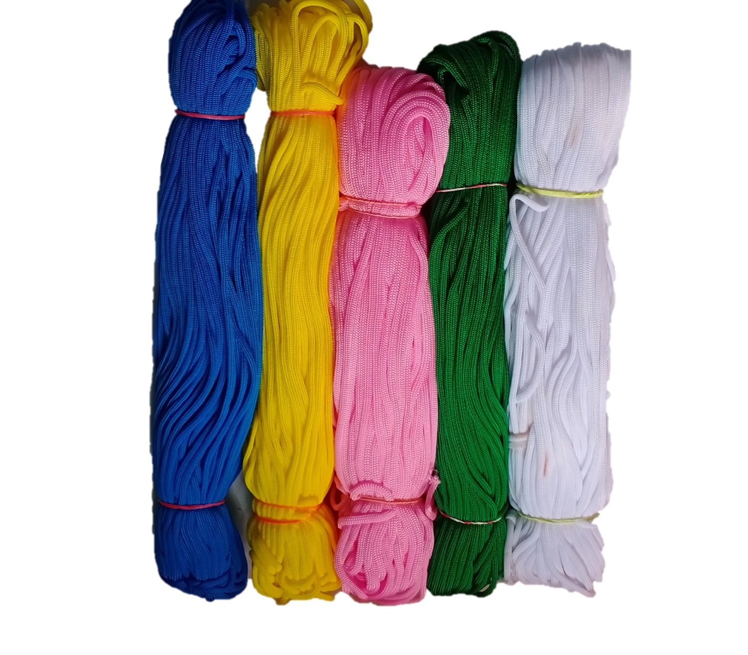 PUSHPA CREATION Macrame cord 5 colour set for Jewelry making,Bag and Craft Projects
