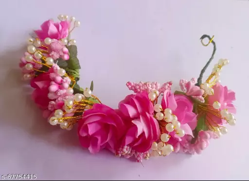 Women Multicolor Artificial Gajra Juda Pin Artificial Flowers Gajra/Floral and other Hair Accessories