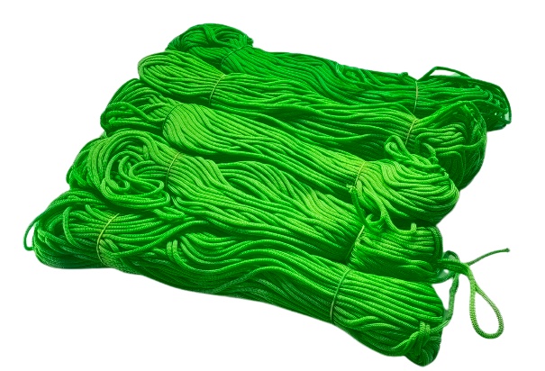 Pushpa Creation  Nylon Macrame cord set for making Jhula Jumar key Hnager and other macrame project Popti colour Sret of 5
