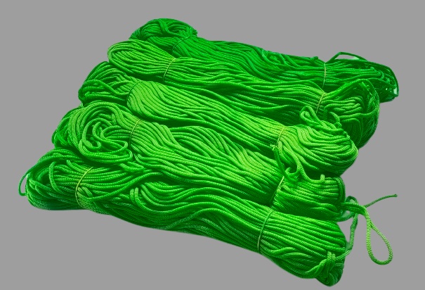 Pushpa Creation  Nylon Macrame cord set for making Jhula Jumar key Hnager and other macrame project Popti colour Sret of 5